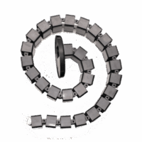 Portacable de tipo Cadena para Escritorio / 1200mm de Longitud / Evita que los Cables se Enreden o Tensen al momento de Elevar la Altura