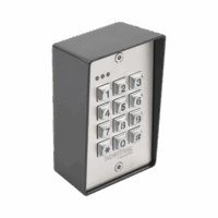 Teclado exterior/interior antiVandálico, 3 relevadores, salida wiegand, 1200 usuarios