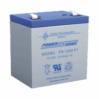 Batería 12V, 5AH, Para Respaldo, Tecnolog?as AGM/VRLA, 5 A?os Vida ?til, Terminales F1, Reconocida UL