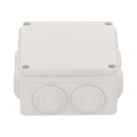 Gabinete Derivación de Pl?stico (100 X 100 X 54 mm) con 6 Gl?ndulas de Goma