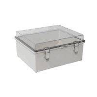 Gabinete Pl?stico ABS, Puerta Transparente, Uso en Intemperie IP66 (170 x 220 x 110 mm) Cierre por Broches Inoxidables.