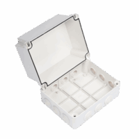 Gabinete Derivación de Pl?stico (190 X 240 X 165 mm) con 12 Gl?ndulas de Goma