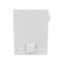 Gabinete Ventilado de Acero IP55 Uso en Exterior (600 x 800 x 300 mm) con Placa Trasera Interior Met?lica y Compuerta Inferior Atornillable. Incluye Ventilador, Ventilas, filtros, Chapa y Llave.