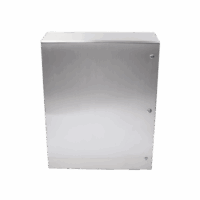 Gabinete de Acero Inoxidable IP66 Uso en Intemperie (800 x 1000 x 300 mm) con Placa Interna Galvanizada.