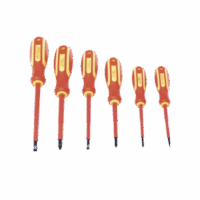 Juego de 6 desarmadores Aislados Bicolor 1000v