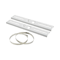 Montaje de Metal para Poste Universal para Gabinetes de Ancho Hasta 30 cm.