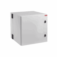 Gabinete Industrial ProTek de Puerta S?lida, protección NEMA Tipo 4/12; IP66, Abatible, Fabricado en Acero, 12 UR, Color Gris Claro