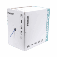 Bobina de Cable UTP, Categoría 6 de Alto Rendimiento (+350 MHz),  23 AWG, PVC (CMR, Riser), Bobina de 305 m, Color Azul