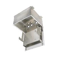 Gabinete PanZone Premium, de Montaje en Techo, Con 2 UR Para Equipo Activo y 6 UR Para Paneles de Parcheo, Fabricado en Acero, Color Blanco