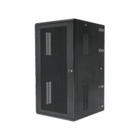 Gabinete PanZone de Montaje en Pared, de 19in, Puerta Ventilada, 26 UR, 635mm de Profundidad, Color Negro