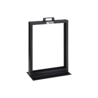 Rack de Dos Postes Est?ndar de 19 in, Rieles Numerados y Roscados #12-24, Fabricado en Aluminio, 13 Unidades de Rack, Color Negro