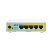 (hEX PoE LITE) RouterBoard, 5 Puertos Fast Ethernet, 4 con PoE Pasivo, 1 Puerto USB