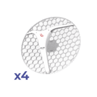 (LHG XL 5 ac 4 Pack) CPE y PtP en 5GHz  802.11 a/n/ac con Antena de Rejilla de 27dBi. "Ahora con M?s Velocidad y Mayor Distancia"