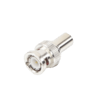 Carga Coaxial Terminal de 75 Ohm para CCTV, 1/2 Watt, en Conector BNC Macho, N?quel/ Oro/ Delrin.
