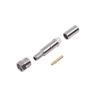 Conector FME Hembra de Anillo Plegable para Cable RG-58/U, N?quel/ Oro/ Tefl?n.