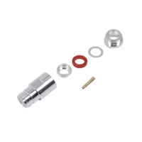 Conector N Hembra de Rosca para LMR-400, 9913, 7810A, 8214, CNT-400, RG8/U-SYS, R-FLASH-1113, Plata/ Oro/ Tefl?n.