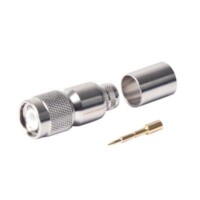 Conector TNC Macho de Anillo Plegable para LMR-400, 9913, 8214, CNT-400, RFLASH-1113, RG8/U-SYS, Niquel/Oro/Tefl?n.