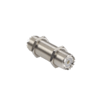 Adaptador Pasamuros de Doble UHF Hembra (SO-239), Montaje para Panel con Rosca Est?ndar.