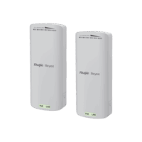 Kit Enlace Inalámbrico de 500 m Preconfigurado + Ajuste Autom?tico de Potencia / Hasta 300 Mbps / Doble Puerto LAN