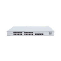 Switch Administrable PoE Capa 2+ Plus, con 24 puertos Gigabit PoE 802.3af/at + 4 SFP+ para fibra 10Gb, gesti?n gratuita desde la nube, 370w