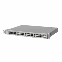 Switch Administrable Capa 3 con 48 puertos Gigabit PoE 802.3af/at + 4 SFP+ para fibra 10Gb, gesti?n gratuita desde la nube, 740W
