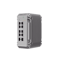 Switch Industrial PoE, Ideal para temperaturas Extremas y protección contra descargas, 8 puertos Gigabit PoE 802.3af/at + 2 SFP para fibra 1Gb, gesti?n gratuita desde la nube, 125w