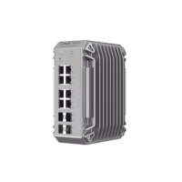 Switch Industrial PoE, Ideal para temperaturas Extremas y protección contra descargas, 8 Puertos Gigabit PoE 802.3 af/at, 4 Puertos SFP Administrable Cloud