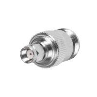 Adaptador en L?nea, de Conector SMA Macho Inverso a N Hembra, N?quel/ Oro/ Tefl?n.