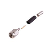 Conector SMA Macho de anillo plegable para cable RG-174/U, BELDEN 8216,
