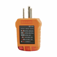 Probador de Tomacorrientes Est?ndar, con Secuencia de Luces para Indicar un Cableado Correcto/Incorrecto.