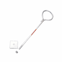 Ancla de Losa o Pared de 75 cm. de 12 cm di?metro de argolla Galvanizada por Inmersi?n en Caliente.