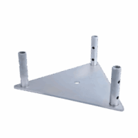 Base para torre sección STZ-30 galvanizada por electrolisis.