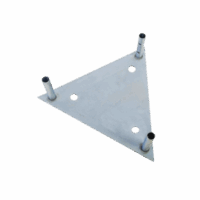 Base para Tramo STZ60G con Placa 1/2", Niple de 3/4", Galvanizado por Inmersi?n en Caliente.