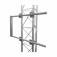 Brazo Uso Rudo para Torre STZ Galvanizado por Inmersi?n en Caliente de 170 x 60 cm Tubo 2" Ced 30.