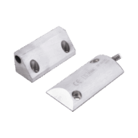 Contacto Magn?tico para Piso, Salida Dual NC/NA, GAP 75mm, Cubierta de Aluminio con 55cm de Cable Blindado