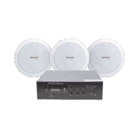 KIT de Amplificador de 120W para Escritorio | 3 Altavoces de Plaf?n de 5.5in | 3.75 - 30W | Sistema 70/100V