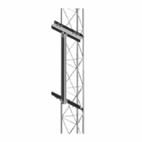 M?stil Robusto de 1 metro para Instalación en torre de tramo STZ30G, STZ35G y STZ45G (Galvanizado por Inmersi?n en Caliente).