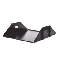 Charola Doble Para Soportar Equipo en Racks de 432 mm de Profundidad, de 19in, 3UR, Color Negro