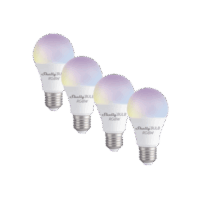 Kit de 4 / Foco tipo inteligente con señal Inalámbrica WIFI / multi color RGBW/ uso de App Shelly/ AC 100-240V