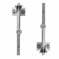 Par de Herrajes para sujeción de l?nea de vida para STZ30G, STZ35G y STZ45.