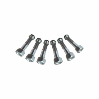 Juego de 6 Tornillos y tuercas de acero inoxidable de 3/4? x 2 1/2.
