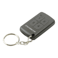 Transmisor tipo llavero de 4 canales para receptor SK-910R4Q