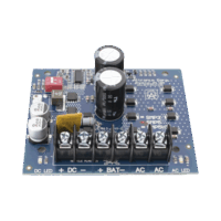 6 o 12 o 24 Vcc @ 4 A / fuente tipo tarjeta / 1 salida / requiere transformador de entrada / capacidad de respaldo / baterías no incluidas.