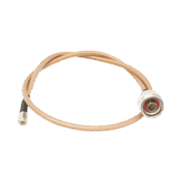 Jumper con Cable LP142 de 60 cm, con Conectores N Macho a SMA Macho (Hasta 8 GHz).