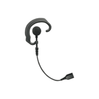 Auricular de gancho para el o?do (RESPONDER) con cable de fibra trenzada y conector SNAP. Requiere micr?fono de solapa de 1 o 2 hilos de la Serie SNAP.