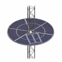 Sistema Anti Escala tipo Sombrilla para Torre STZ30G. Galvanizada por Inmersi?n en Caliente.