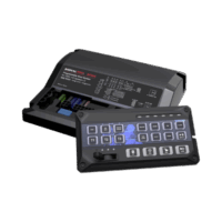 Sirena Vehicular de 200W de Potencia, Con Controlador de Panel Deslizante de 19 botones, indicador de flecha de tr?fico de 6 LED