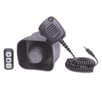 Sirena/Bocina Compacta Para Motocicleta de 30 Watts, Incluye Controlador y Microfono