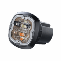 Estrobo Oculto, 6 LED, rojo/azul, SAE Clase I, Empotrable, lente transparente