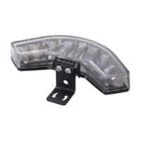 Luz Esquinera, 9 LED, ?mbar, SAE Clase I, lente transparente